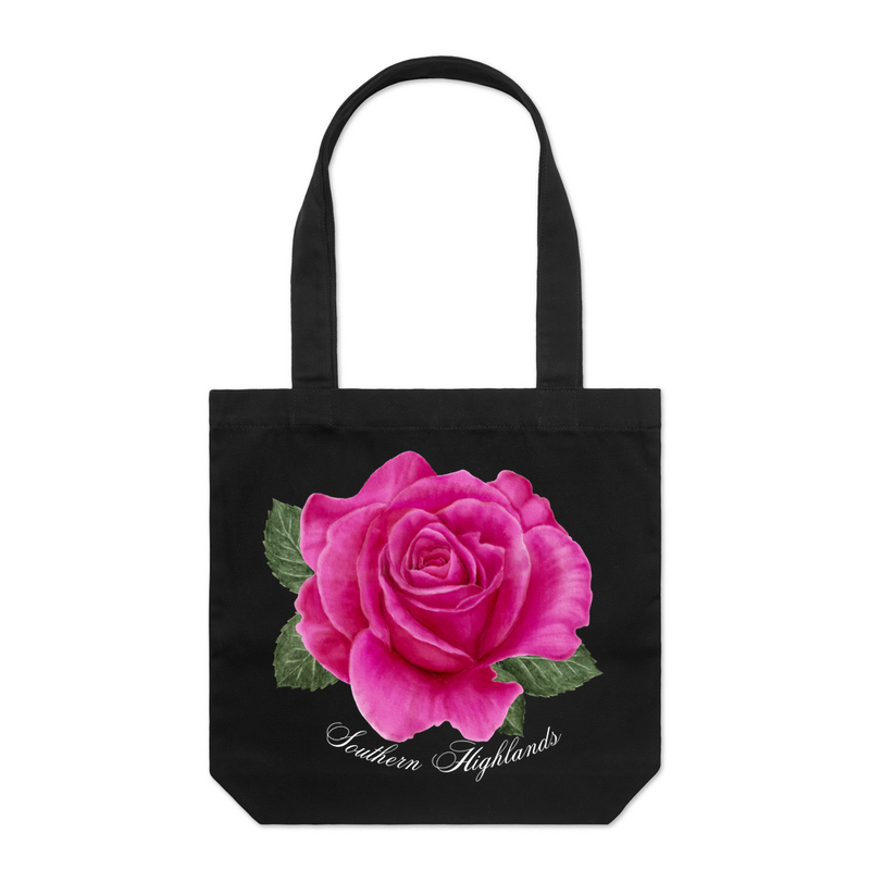 Southern Highlands Rose Canvas Tote Bag